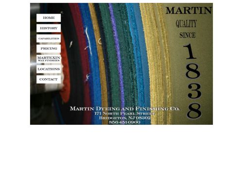 Martin Dyeing & Finishing Co. capture - 2025-06-15 06:07:59