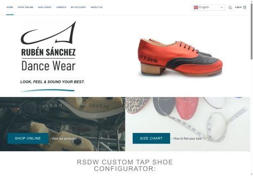 rubensanchezdancewear.com capture - 2025-06-15 12:15:05