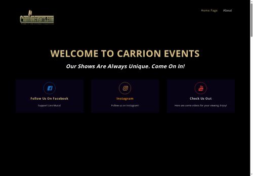 carrionevents.com capture - 2025-06-15 14:10:44