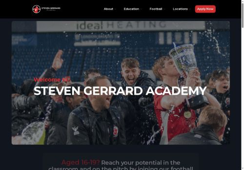 stevengerrardacademy.com capture - 2025-06-15 14:43:11