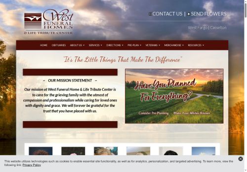 West Funeral Home capture - 2025-06-15 17:29:38