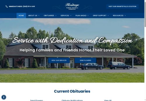 Heritage Funeral Service & Crematory capture - 2025-06-15 17:31:07