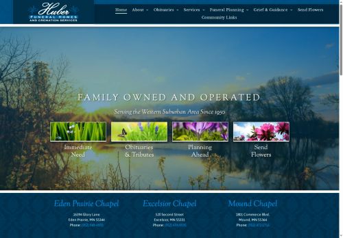 Huber Funeral Homes & Cremation Services capture - 2025-06-15 17:44:56