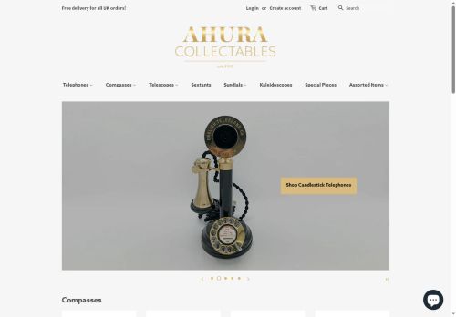 ahuracollectables.co.uk capture - 2025-06-15 18:40:26