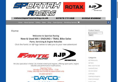 sportaxracing.co.uk capture - 2025-06-15 20:11:19