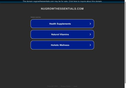 nugrowthessentials.com capture - 2025-06-15 22:11:10