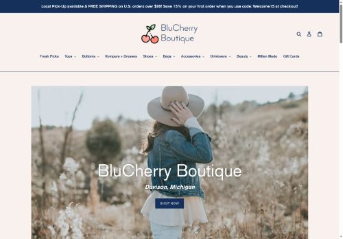 shopblucherry.com capture - 2025-06-15 22:20:33