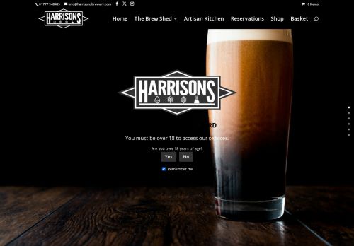 harrisonsbrewery.com capture - 2025-06-15 22:35:00