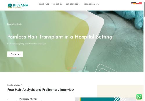 bilyanahairclinic.com capture - 2025-06-16 11:07:53