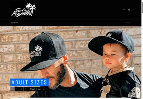 socallegendssnapbacks.com capture - 2025-06-16 11:42:34