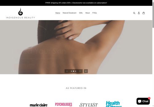 indigenousbeauty.co.uk capture - 2025-06-16 12:03:35