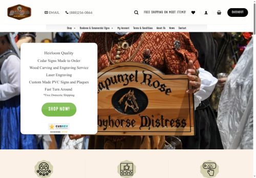 carvedcustomwoodsigns.com capture - 2025-06-16 14:06:43