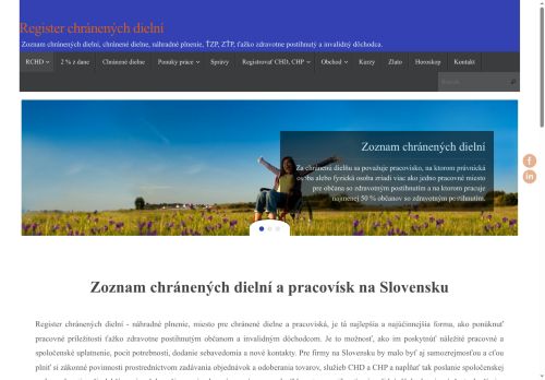 registerchranenychdielni.sk capture - 2025-06-16 14:47:48