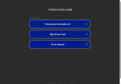 718dccxviii.com capture - 2025-06-16 20:19:16