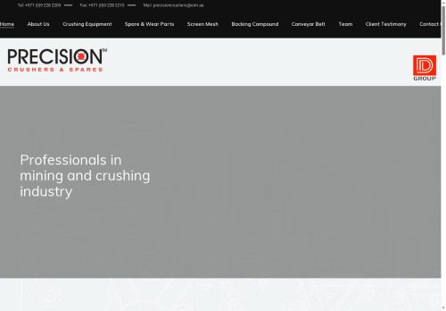 precisioncrushers.com capture - 2025-06-16 21:48:38