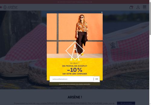 arsene-shop.com capture - 2025-06-16 22:58:42