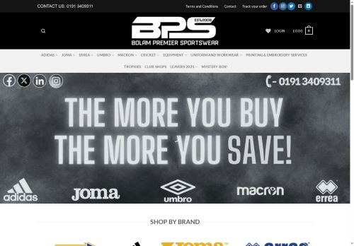 bolampremiersportswear.co.uk capture - 2025-06-17 01:56:46