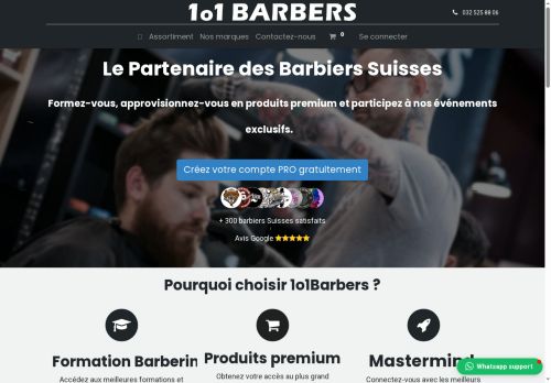 1o1barbers.ch capture - 2025-06-17 04:56:38
