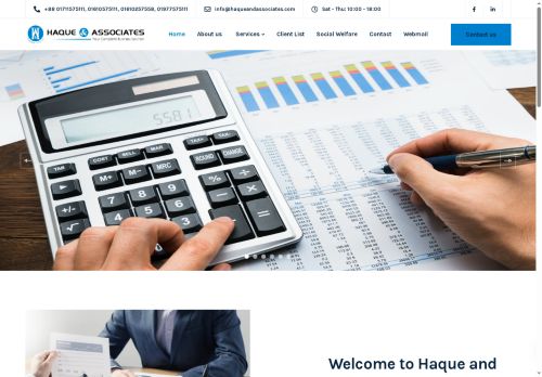 haqueandassociates.com capture - 2025-06-17 05:12:14