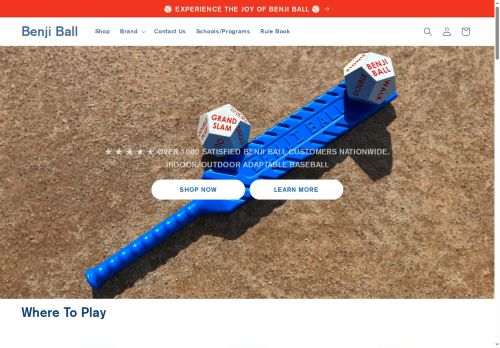 benjiballforall.com capture - 2025-06-17 11:02:53