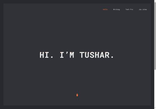 tusharnene.com capture - 2025-06-17 12:33:54