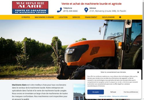 machineriealarie.com capture - 2025-06-17 12:58:13
