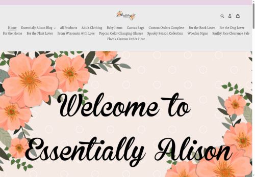 essentiallyalison.com capture - 2025-06-17 14:09:24