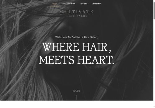cultivatehairsalon.com capture - 2025-06-17 16:35:49