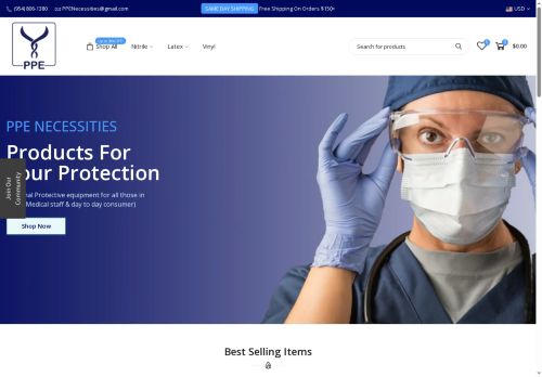 ppenecessities.com capture - 2025-06-17 16:45:39