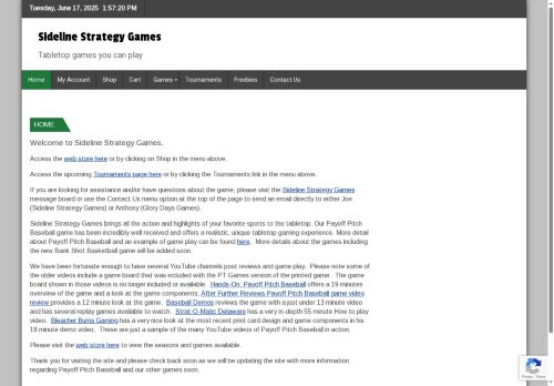 sidelinestrategy.com capture - 2025-06-17 16:58:00