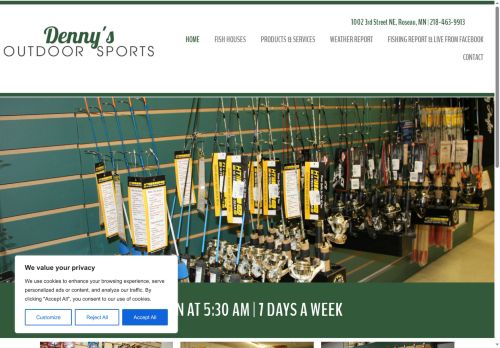 dennysoutdoorsports.com capture - 2025-06-17 18:15:27