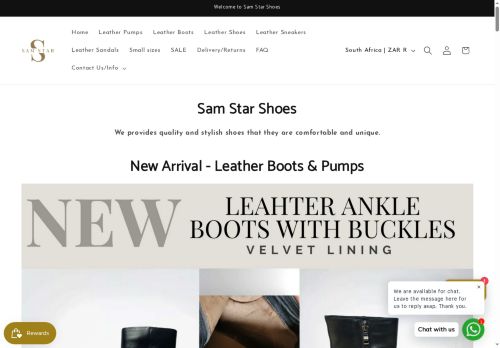 samstarshoes.com capture - 2025-06-17 22:20:02
