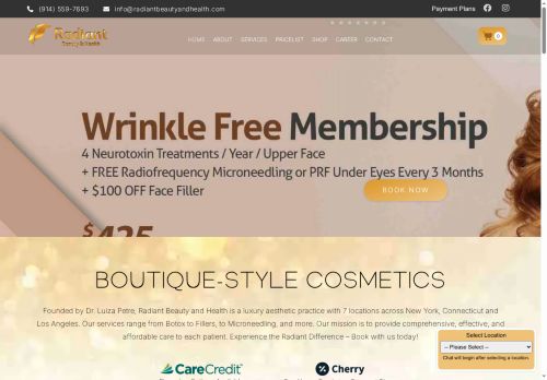 radiantbeautyandhealth.com capture - 2025-06-17 22:58:19