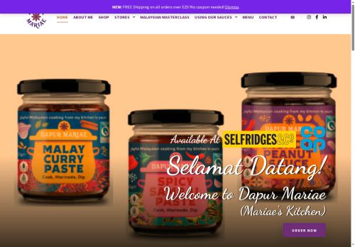 dapurmariae.uk capture - 2025-06-17 23:40:00