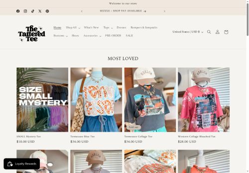 thetatteredtee.com capture - 2025-06-18 03:39:58