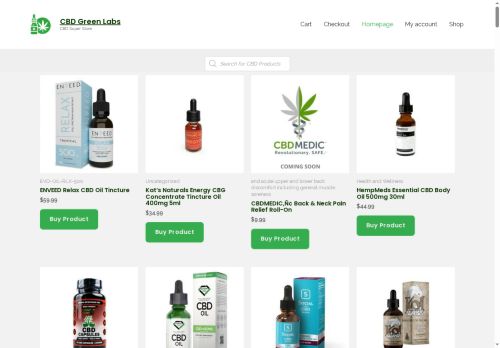 cbdgreenlabs.com capture - 2025-06-18 06:17:32