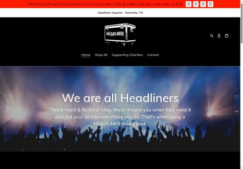 headlinerapparel.com capture - 2025-06-18 09:23:27