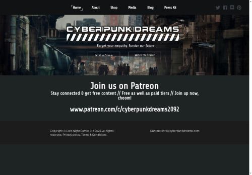 cyberpunkdreams.com capture - 2025-06-18 09:36:30