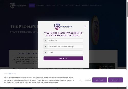 citizenwarrior.foundation capture - 2025-06-18 10:33:28