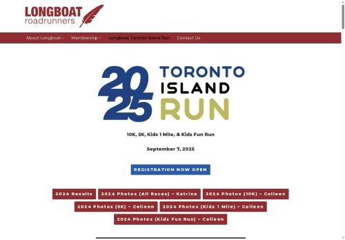 torontoislandrace.com capture - 2025-06-18 11:29:22