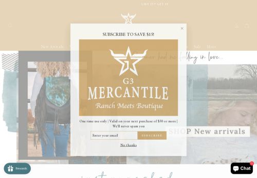 g3mercantile.com capture - 2025-06-18 12:39:47