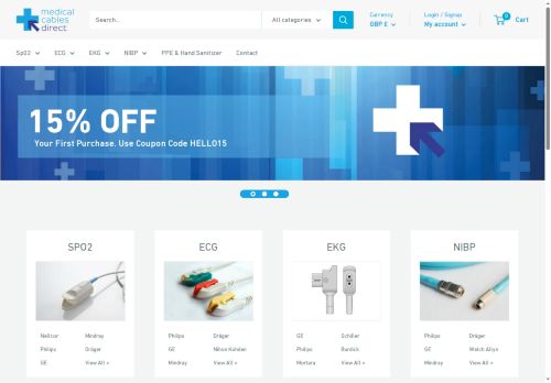 medicalcablesdirect.com capture - 2025-06-18 13:11:33