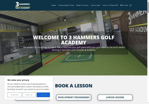 3hammersgolfacademy.co.uk capture - 2025-06-18 13:24:47