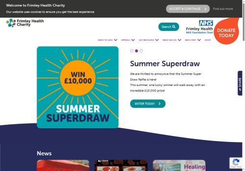 frimleyhealthcharity.org capture - 2025-06-18 17:51:13