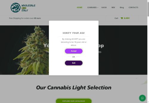 wholesalecbditaly.com capture - 2025-06-18 20:15:11