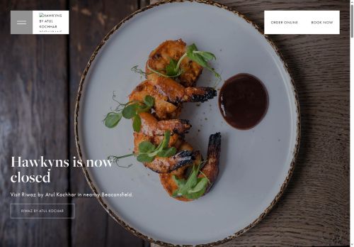 hawkynsrestaurant.co.uk capture - 2025-06-19 00:50:09