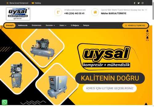 uysalkompresor.com capture - 2025-06-19 02:24:30