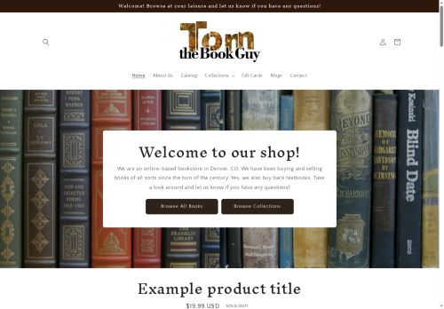 tomthebookguy.com capture - 2025-06-19 05:58:07