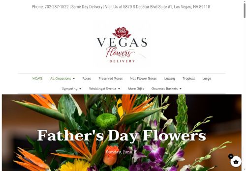 vegasflowersdelivery.com capture - 2025-06-19 14:08:48