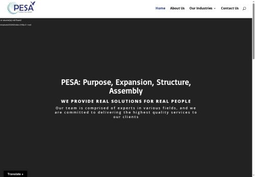 pesagroup.org capture - 2025-06-19 16:05:42